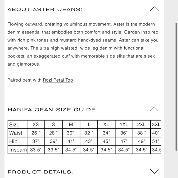 Hanifa Aster Acid jeans XL - Picture 7 of 16